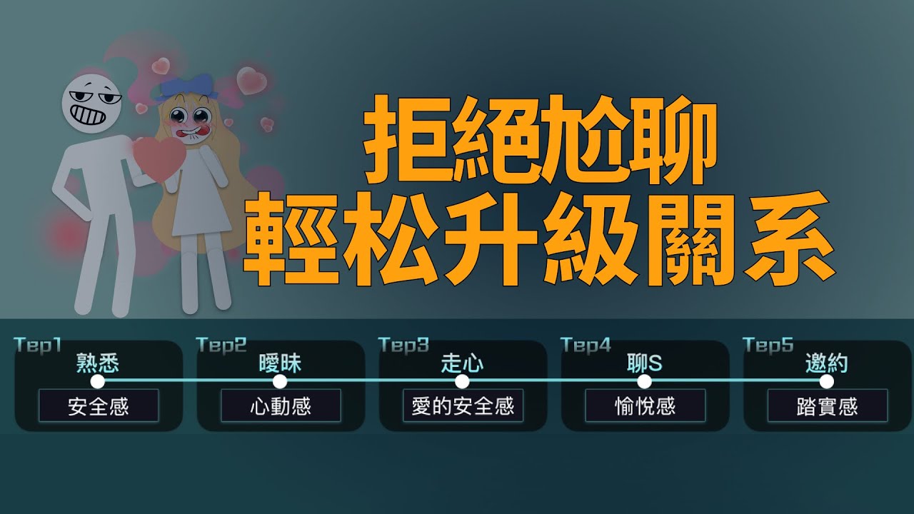 拒絕尬聊，把女生聊到爽