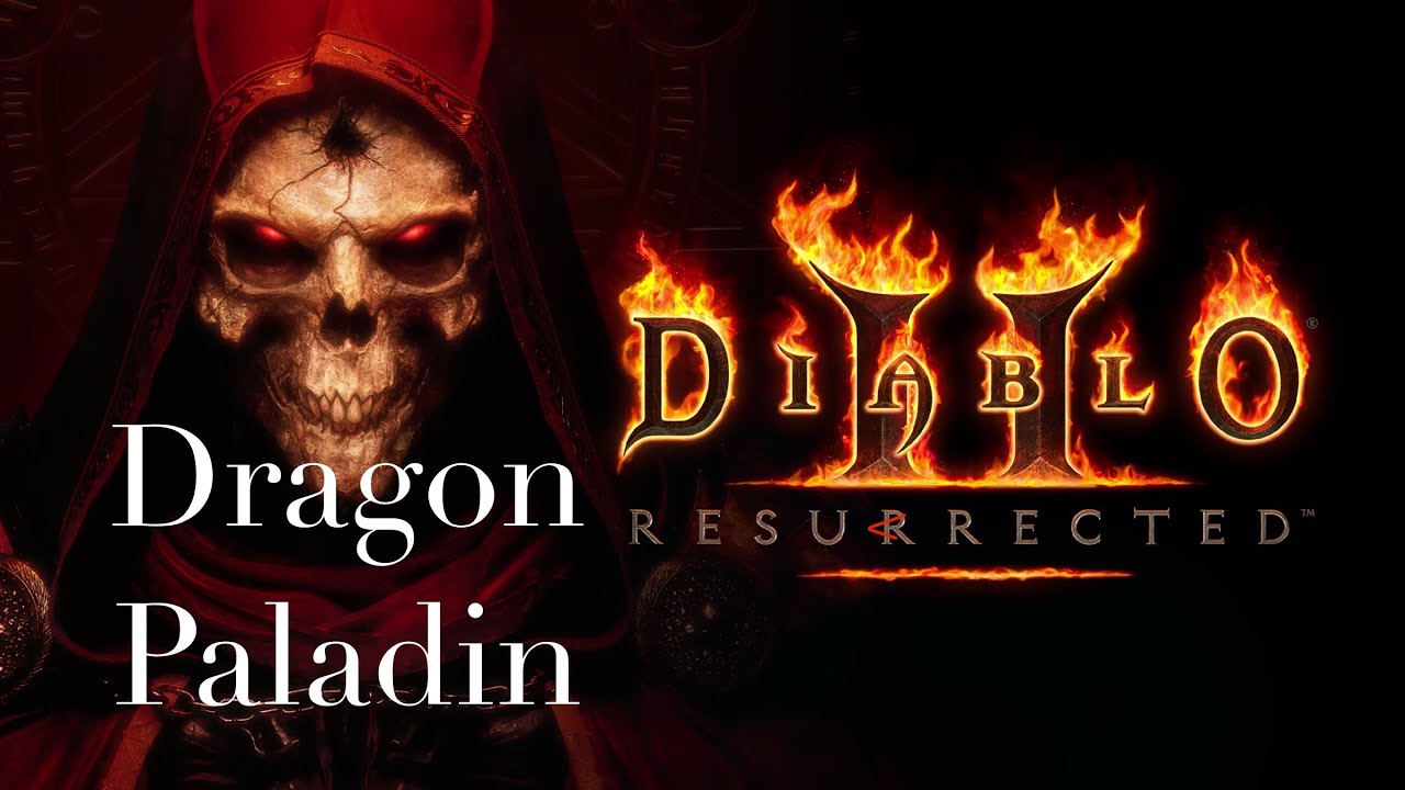 Diablo 2 Holy Fire Paladin Dragondin Set Up - Most Broken OP Paladin build in d2 - Crazy OP