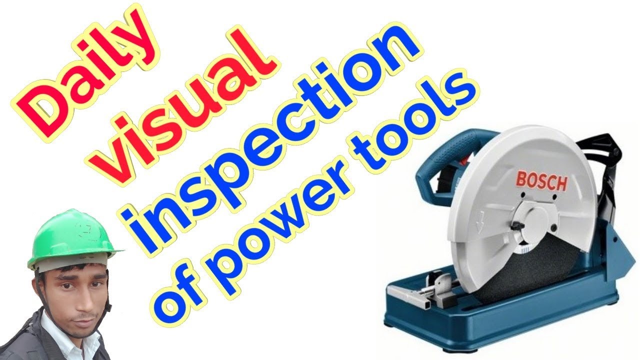 Inspection of power tools in Hindi | inspection of cutting machine, grinder, cutter