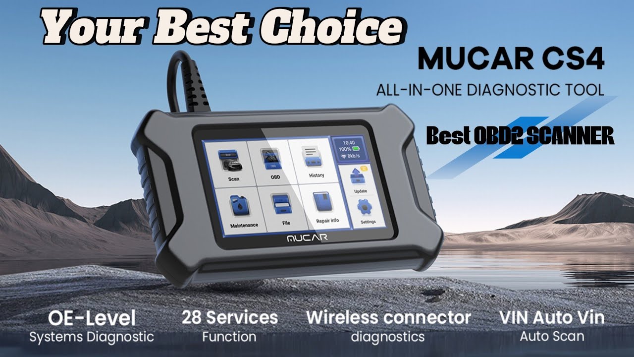 Сканер MUCAR CS4 OBD2 — экономьте деньги и избегайте механиков! Решайте проблемы с автомобилем са...