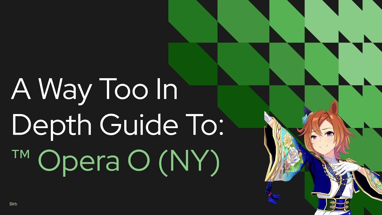 TM Opera O New Year (Character) - In Depth Guide