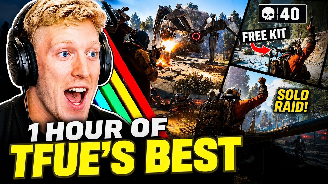 1 час доминирования Tfue в Arc Raiders
