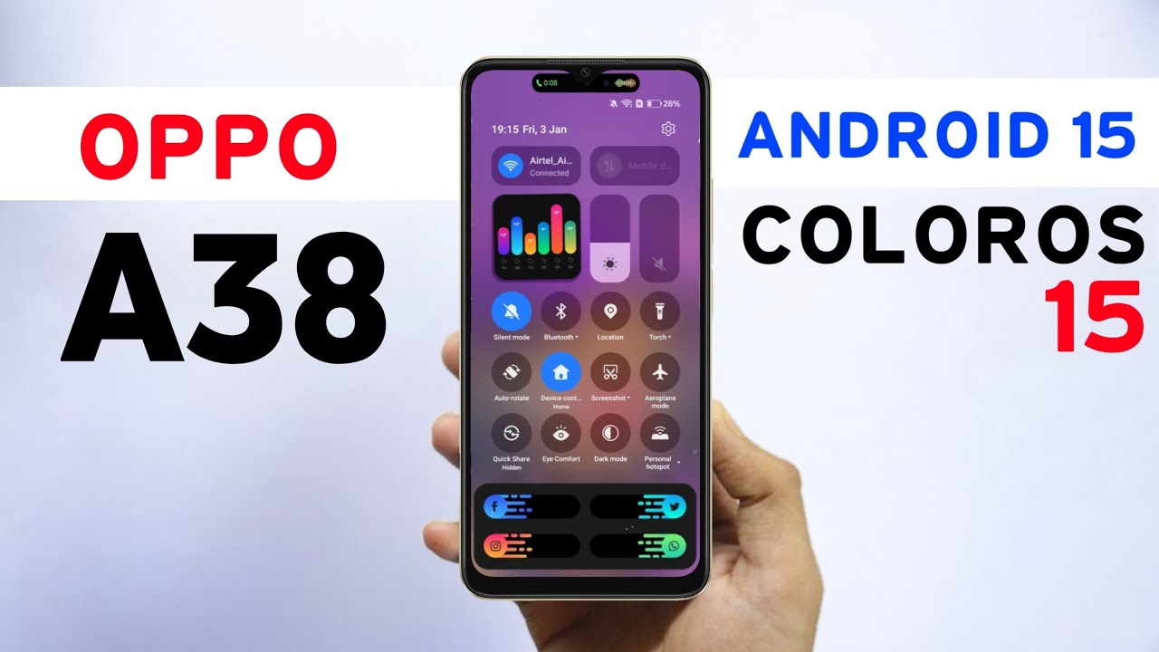 Oppo A38 ColorOS 15 Android 15 Update | 15+ Hidden Features | Oppo A38 New Update #oppoa38