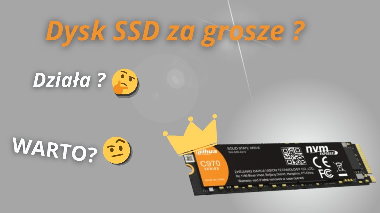💻 Dysk SSD za grosze &ndash; czy działa jak powinien? ( Dahua C970 )