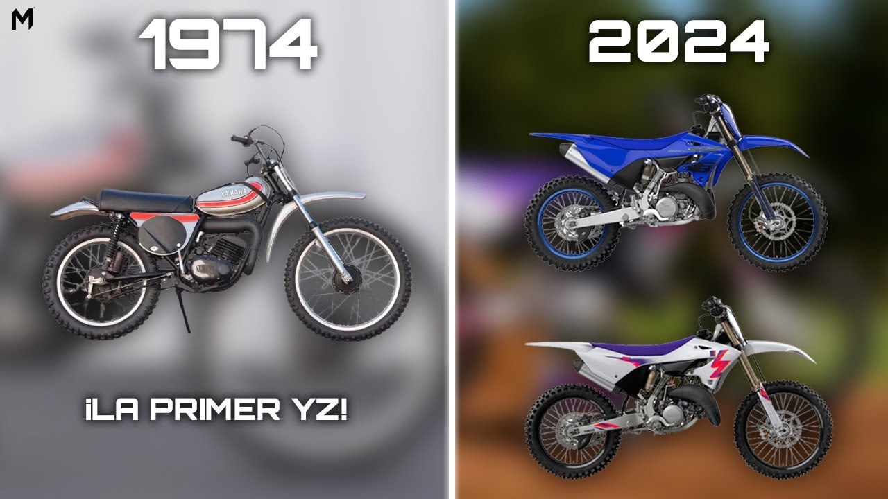 YZ 125: 1974 - 2024 / TODA SU EVOLUCIÓN 🔵