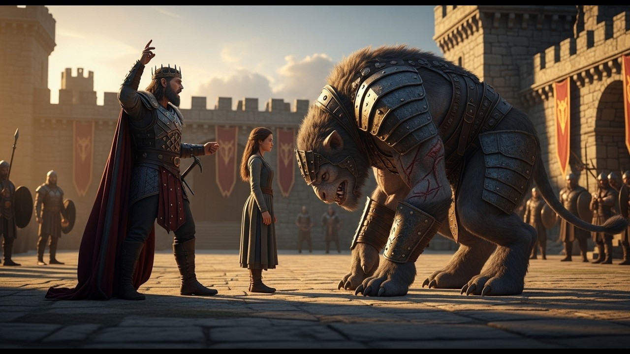 The Alpha King Raised His Voice — The Ancient Creature Lowered Its Head to Her