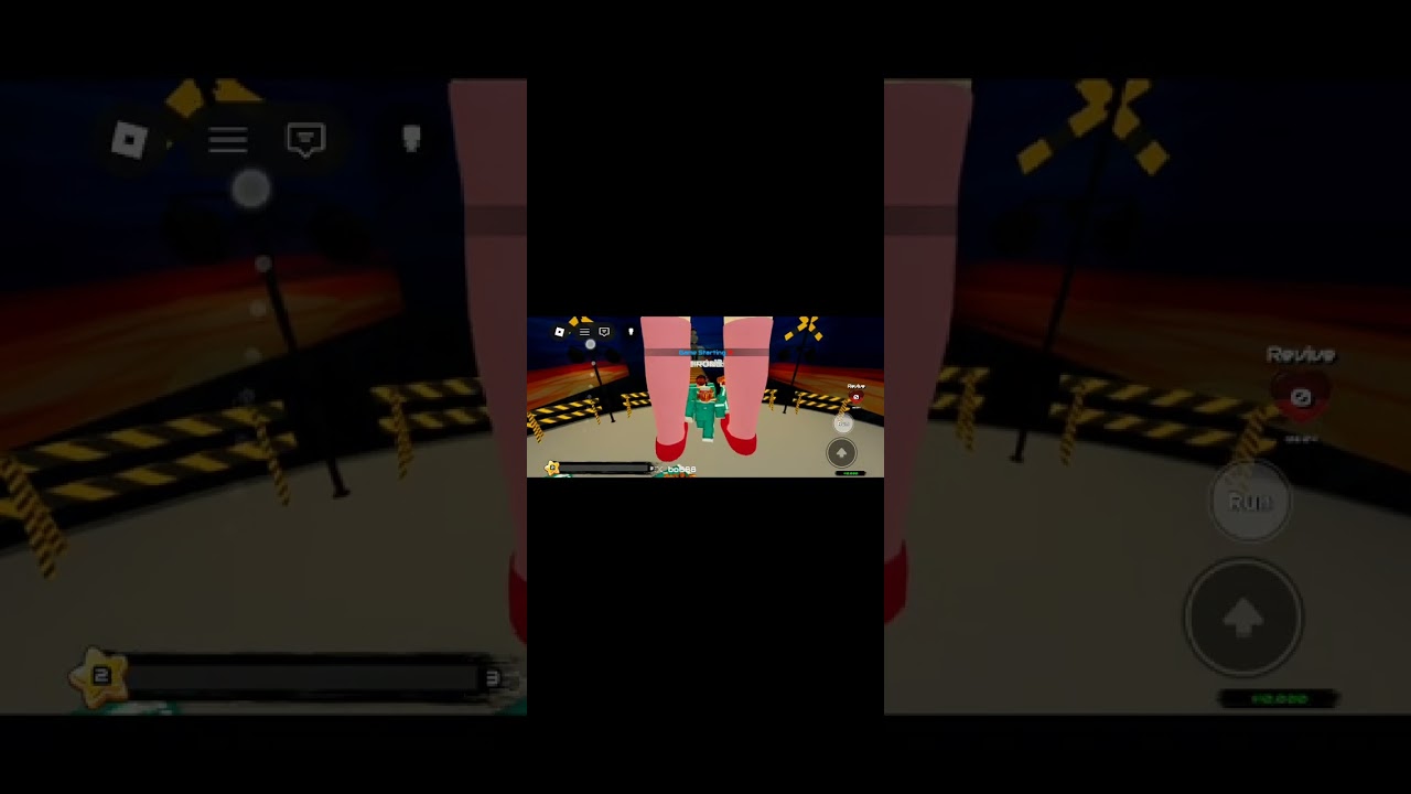 Playing Roblox Squid game and a little bit of escape Tsunami.