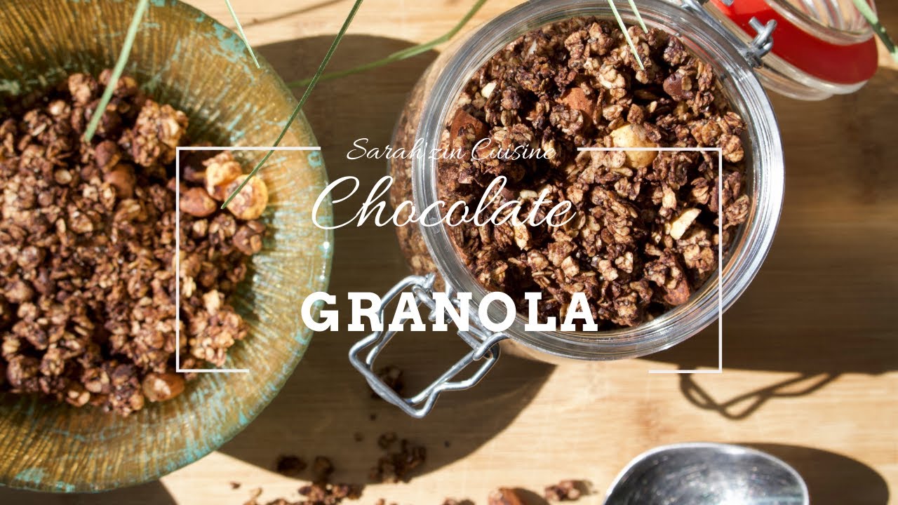 Chocolate Granola Recipe - Recette Granola au Chocolat (VERY EASY)