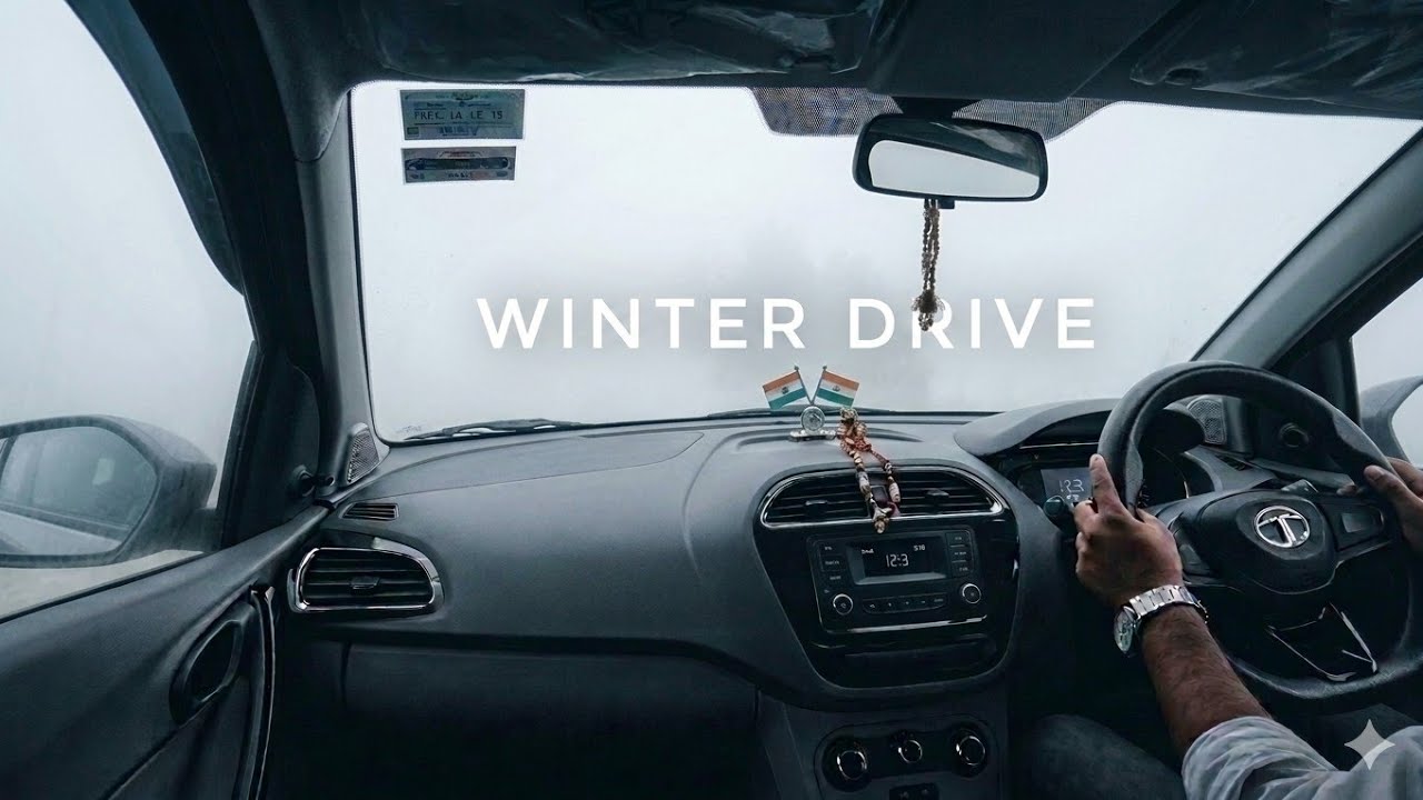 🚗 INSANE Foggy Winter Drive in Assam! 😱 Zero Visibility on Icy Roads –Heart-Stopping Moments! ❄️