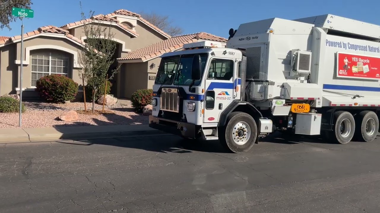 January garbage trucks