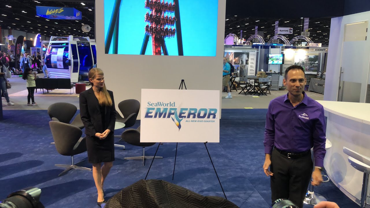 B&M SeaWorld San Diego Announcement at IAAPA 2019