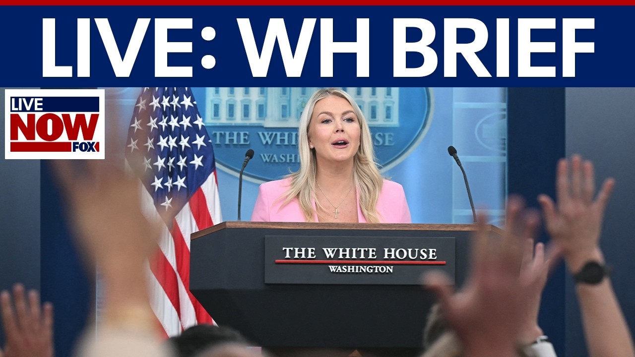 LIVE: Karoline Leavitt holds White House press briefing as US strikes Iran for 12th day