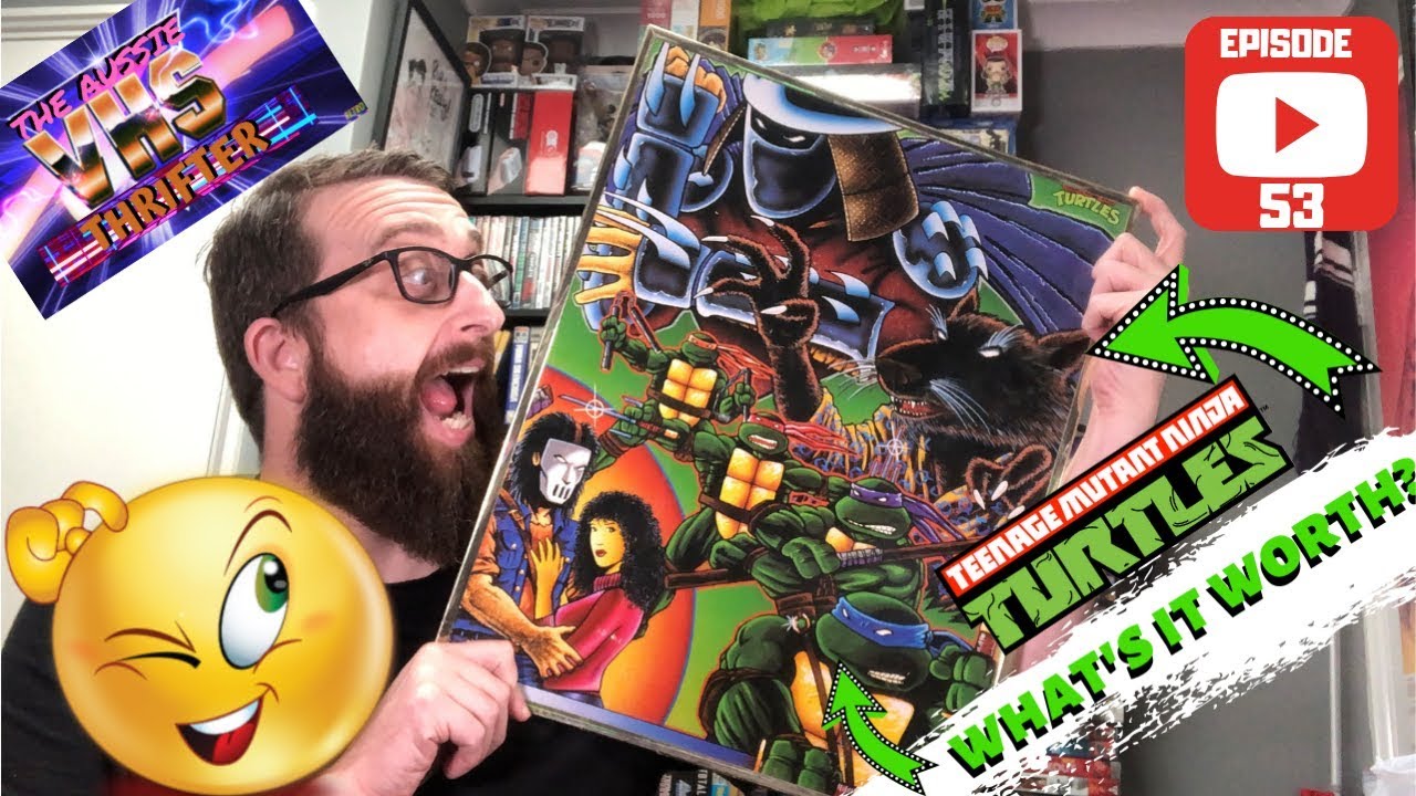 I FOUND THRIFTING THIS 1991 TEENAGE MUTANT NINJA TURTLES PICTURE