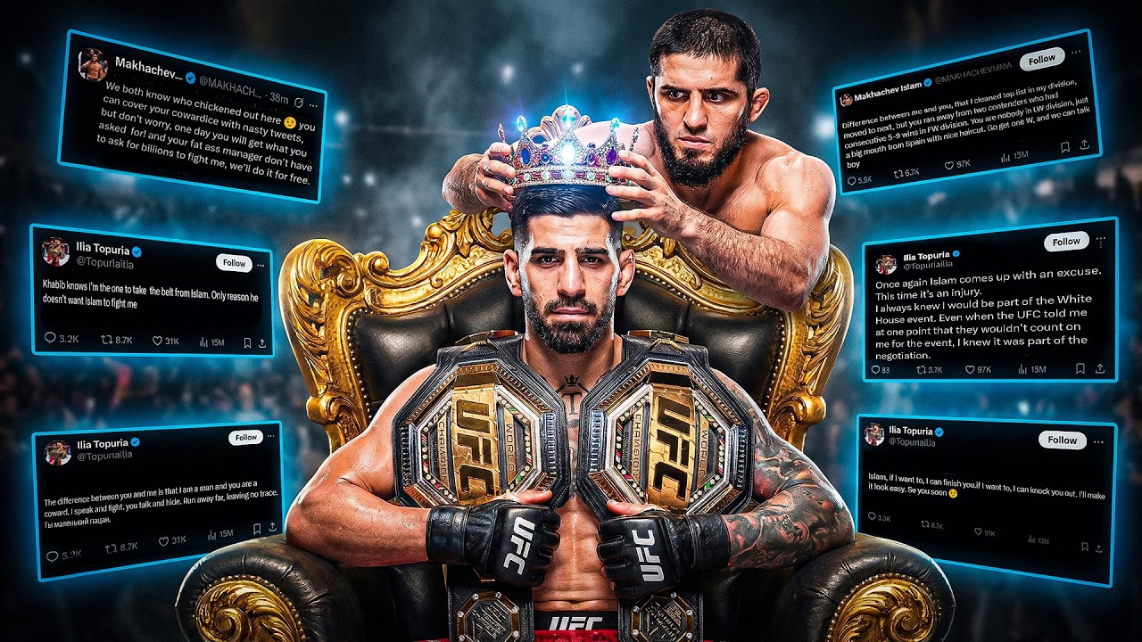 Islam Makhachev Is *DUCKING* Ilia Topuria