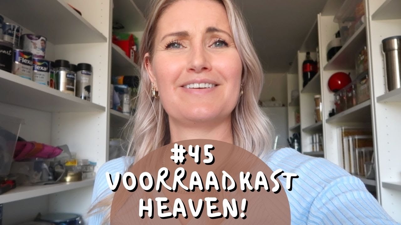 VOORRAADKAST ORGANISEREN & KEUKEN TOUR | Van kavel naar droomplek #45 | Diesna Loomans