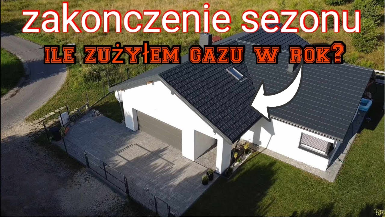Ile zużyłem gazu w rok ? Zakończenie sezonu , projekt FOTOWOLTAIKA