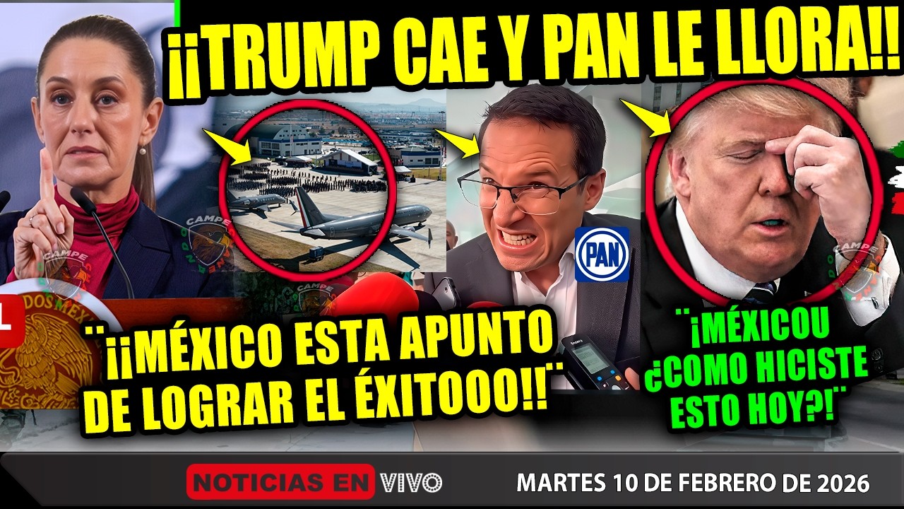 SE ACABÓ! TRUMP SE CAE ¡MÉXICO ES SU SALVACIÓN! ¡LOS DATOS NO MIENTEN! PERO ÉL ¡NO QUIERE ACEPTARLO!