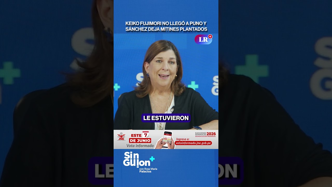 KEIKO FUJIMORI NO LLEG&Oacute; A PUNO Y S&Aacute;NCHEZ DEJA MITINES PLANTADOS #SinGuion #shorts