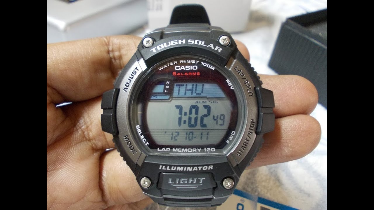 Casio Toughsolar W-S220 1AVDF in pictures. D092