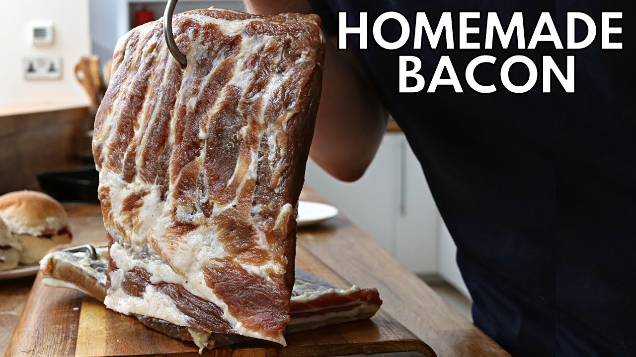 Real Easy Homemade Bacon | How To Cure Bacon At Home (with and without sodium nitrate).