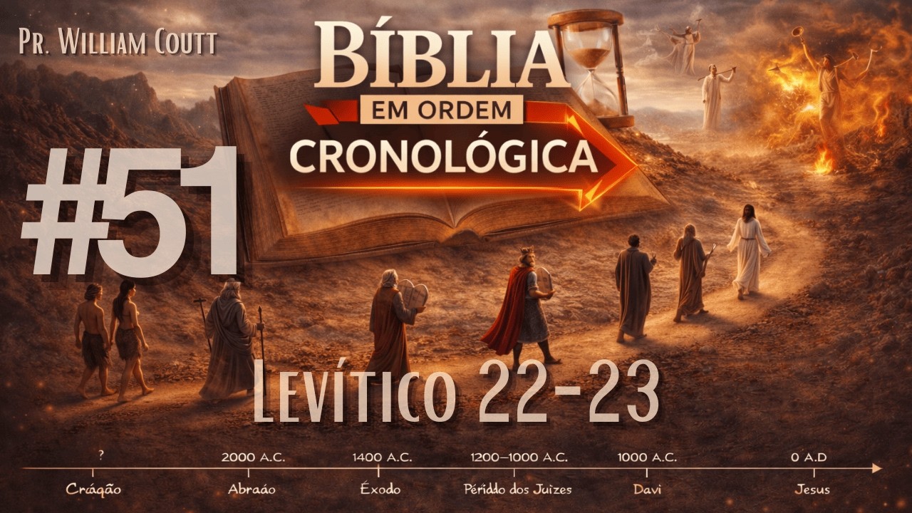 #51 LEVÍTICO 22-23 | LEITURA DA BÍBLIA EM ORDEM CRONOLÓGICA