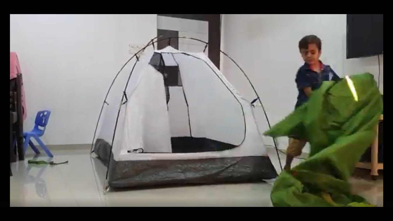 Quechua Arpenaz 2 Decathlon Tent Setup