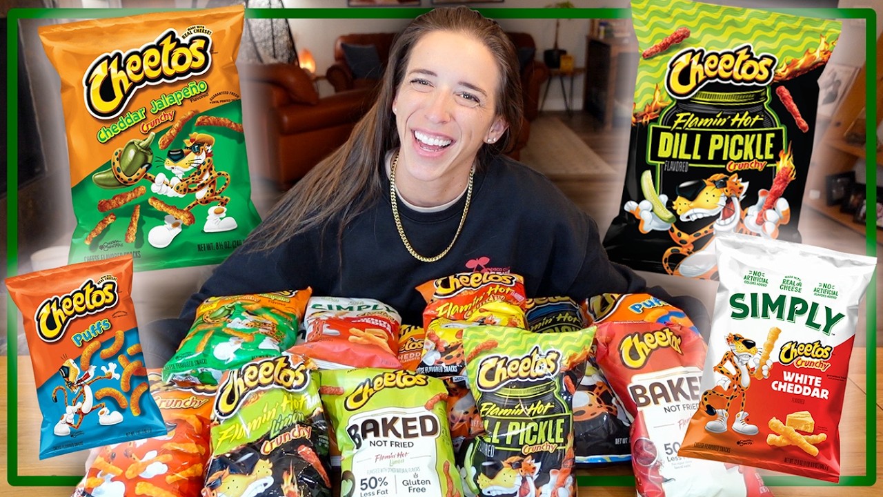 Taste Testing Cheetos Flavors!