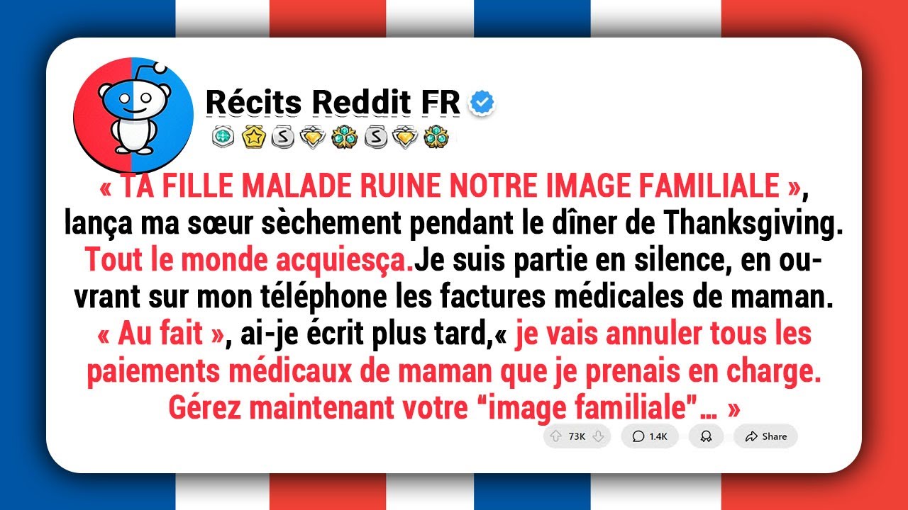 Ma sœur a dit: «Ta fille malade ruine notre image familiale» Puis, la vérité a éclaté au grand jour.