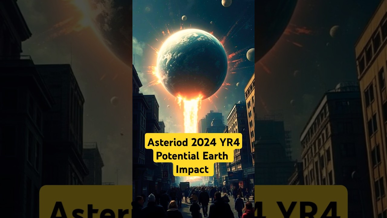 Asteriod 2024 YR4 - Potential Earth Impact #shorts #asteriod #asteriod2024yr4 #earthimpact #space