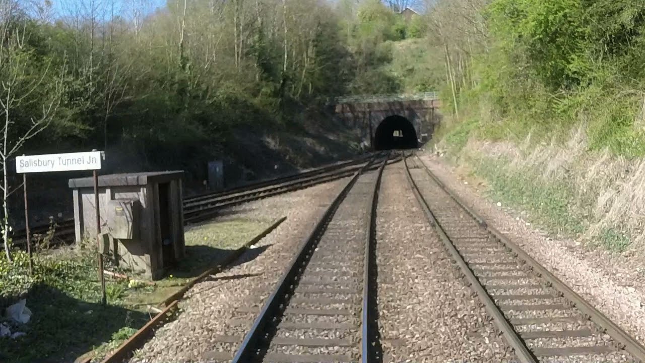 Basingstoke to Salisbury cab video (no audio) - HDL Green Dragon railtour - 18 April 2015