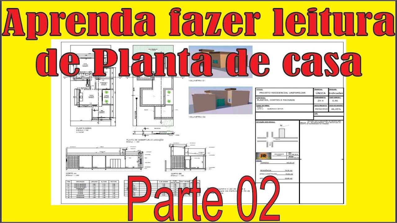 Aprenda fazer a leitura de plantas de casas #parte 2