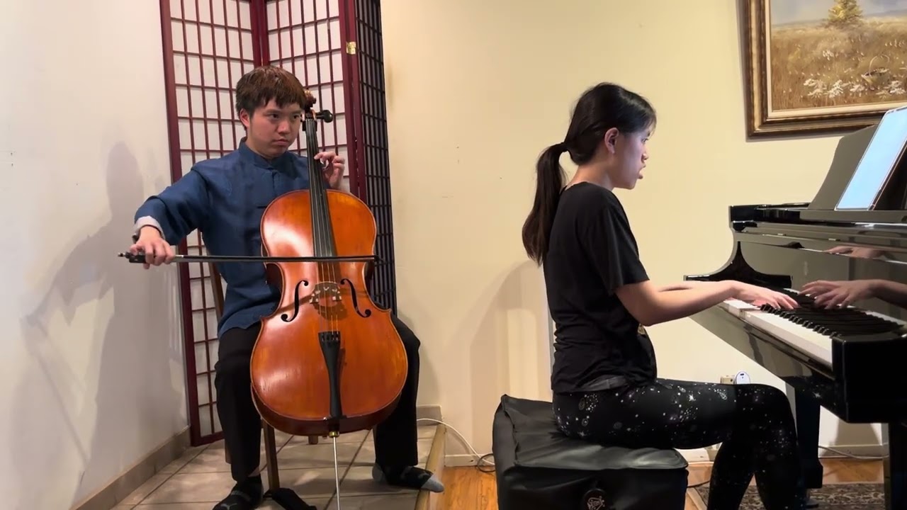 Adagio by Albinoni  played by Chiling Wu (cello) and Alice Jen 