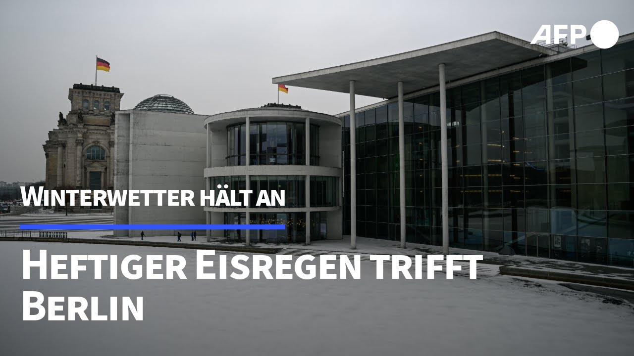 Eisregen in Berlin: Starts am BER abgesagt | AFP