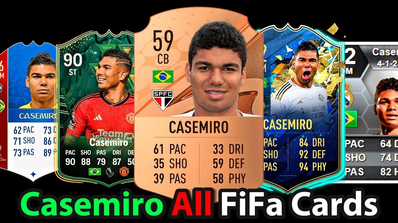 Casemiro | All FiFa Cards ( FIFA13 - FC24 )