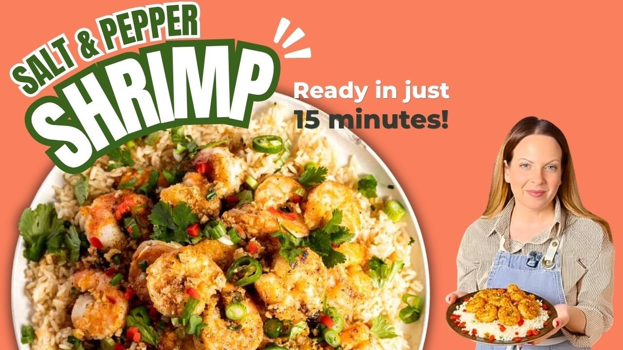 CRISPY Salt and Pepper Shrimp (naturally gluten-free shrimp recipe)