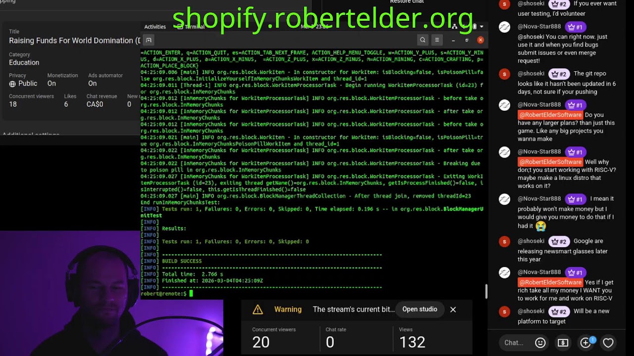 Raising Funds For World Domination (Day 313)