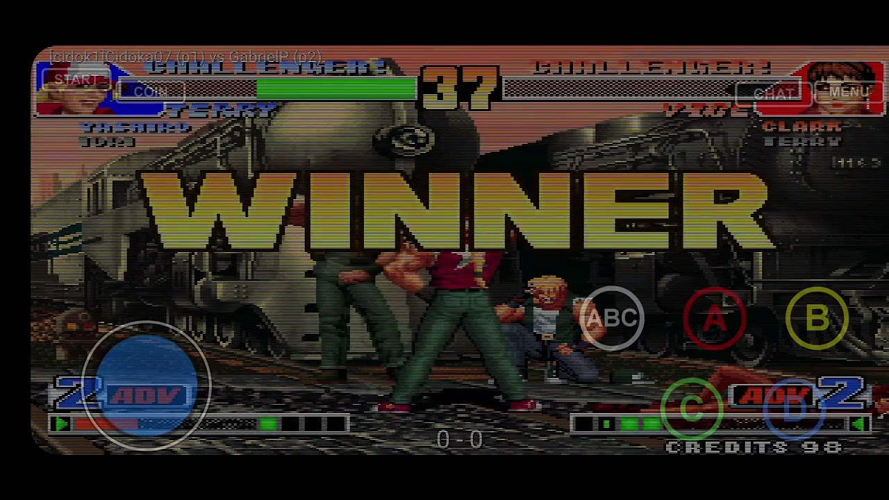 1 Primeira Luta online  GGPO KOF 98 VS.