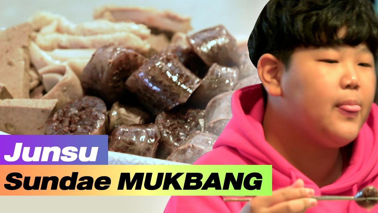 Junsu kfood Sundae MUKBANG