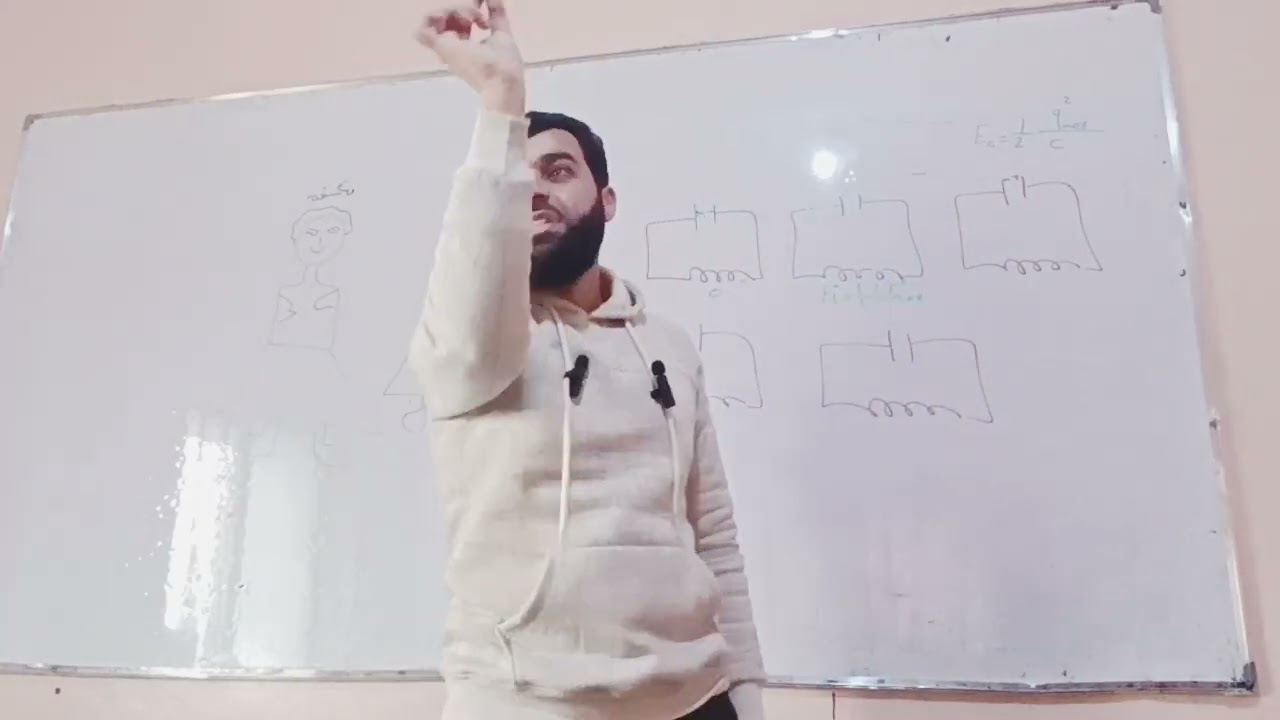الدارات المهتزة ..شرح كيف يتم تبادل الطاقة بين المكثفة والوشيعة ...