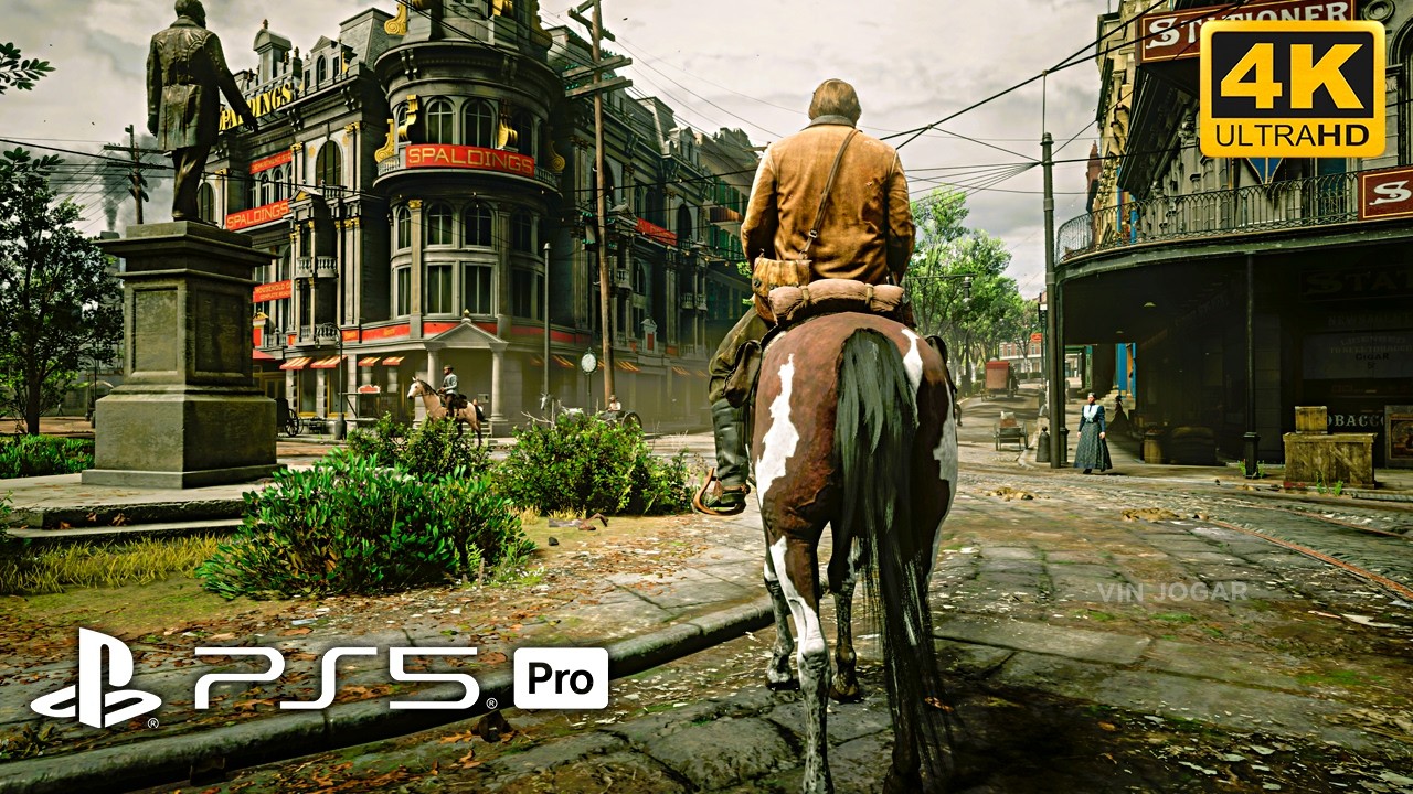 Red Dead Redemption 2 (PS5 Pro) Gameplay 4K | St Denis Free Roam