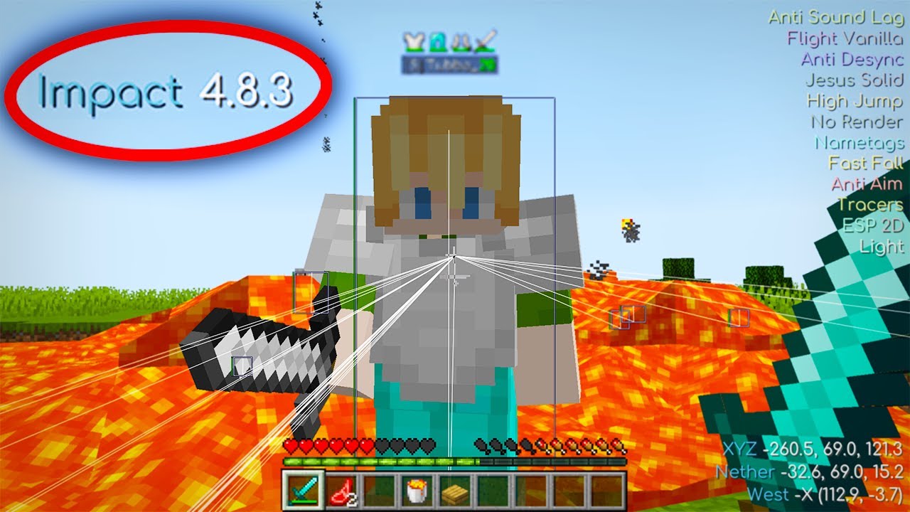 я установил 13 взломанных клиентов Minecraft и сделал это...