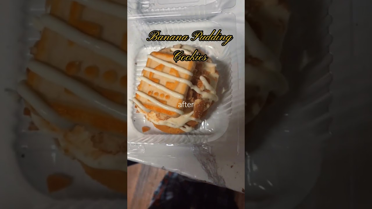 Banana Pudding Cookies #smallbusiness #cookies #banana #bananapudding #bakery #baker #homebaker #mom