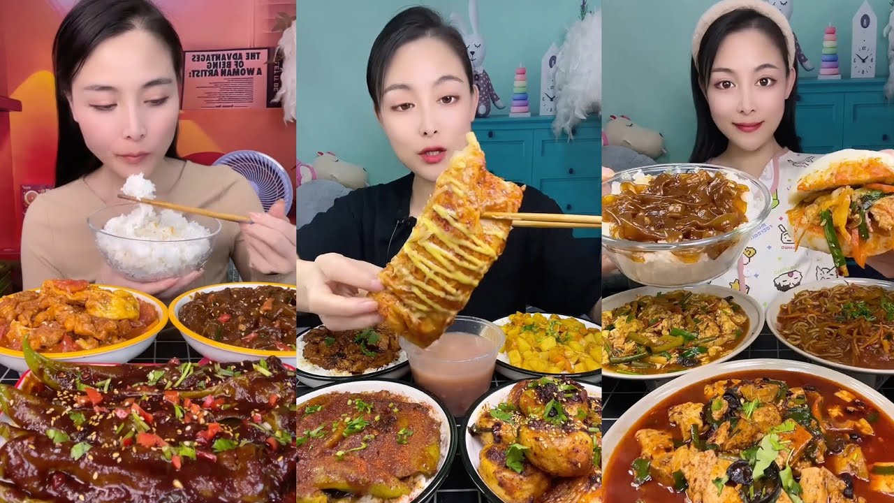 Mukbang : Eating Spicy Noodles 🍜🍜 fire Noodles 🍜 with Hotdogs 😋#food #noodles #delicious #yummy 
