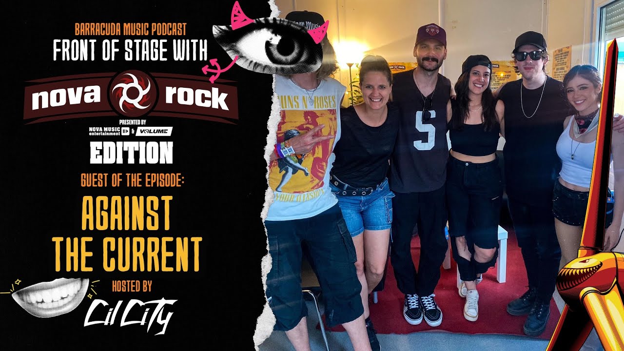 Snacking & stage accidents: NR EDITION Front Of Stage With Against The Current hosted by Cil City