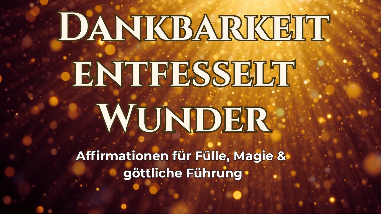 Affirmationen für Fülle, Magie & göttliche Führung
