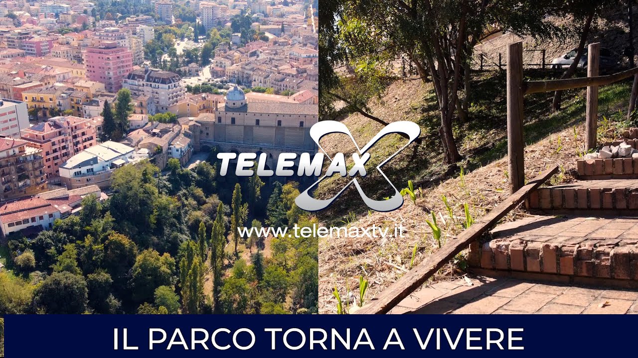 Rinasce il Parco Diocleziano di Lanciano, via erbacce e alberi secchi