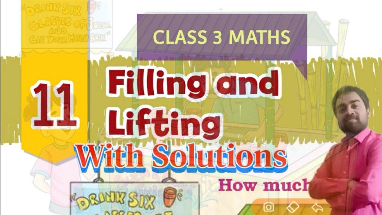 Filling and Lifting | Class 3 Maths Chapter 11 | Solutions | NCERT | CBSE | ‎@ATOZSTUDYZ
