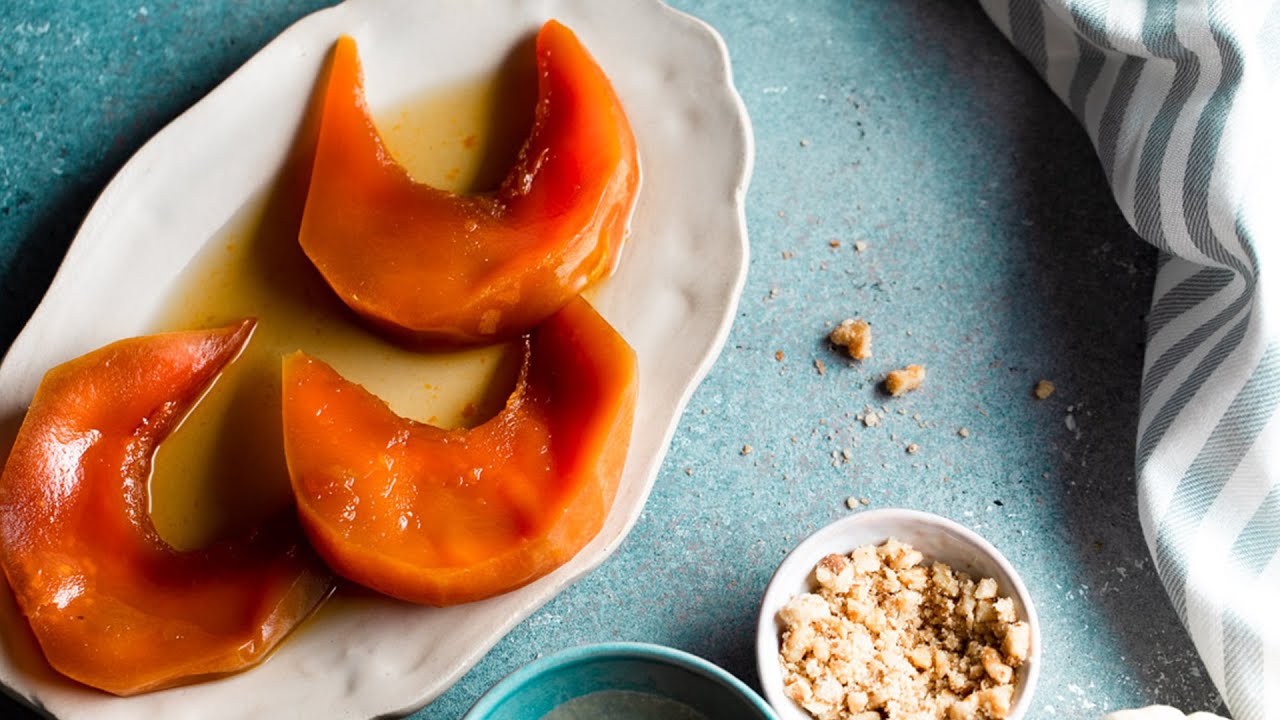BEST Pumpkin Dessert (Crisp Outside, Creamy Inside!!) | Turkish Kabak Tatlisi