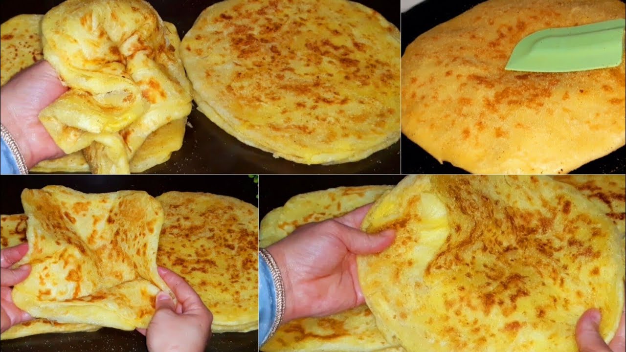 ملوي كبير ومسمن🇲🇦بلا فينو بلا زبدة مورقين مقرمشين مع واحد سر عمركم عرفتوه مسمن وملوي يبرد القلب هشيش