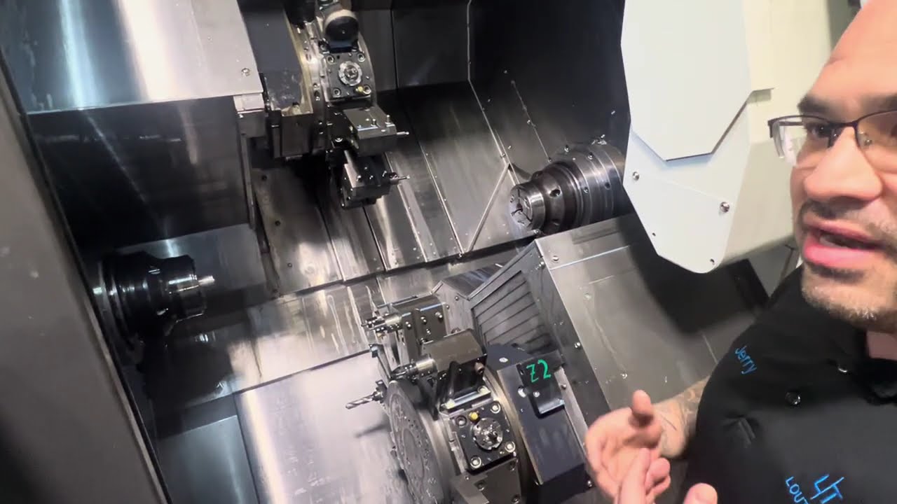 Loutech Aerospace CNC Doosan Puma TT1800SY Mill-Turn Machining